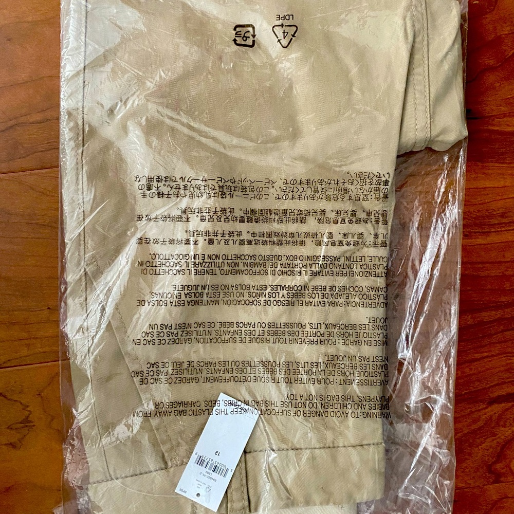 Gap 12 chino khaki shorts